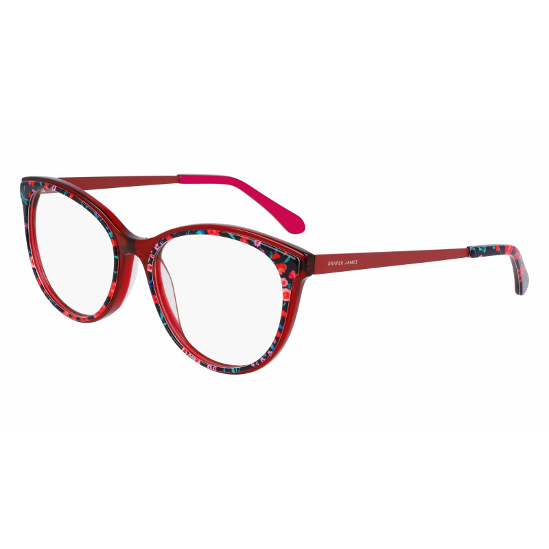 Eyeglasses Draper James DJ 5046 530 Merlot Floral Eyeglasses Draper James DJ 5046 530 Merlot Floral