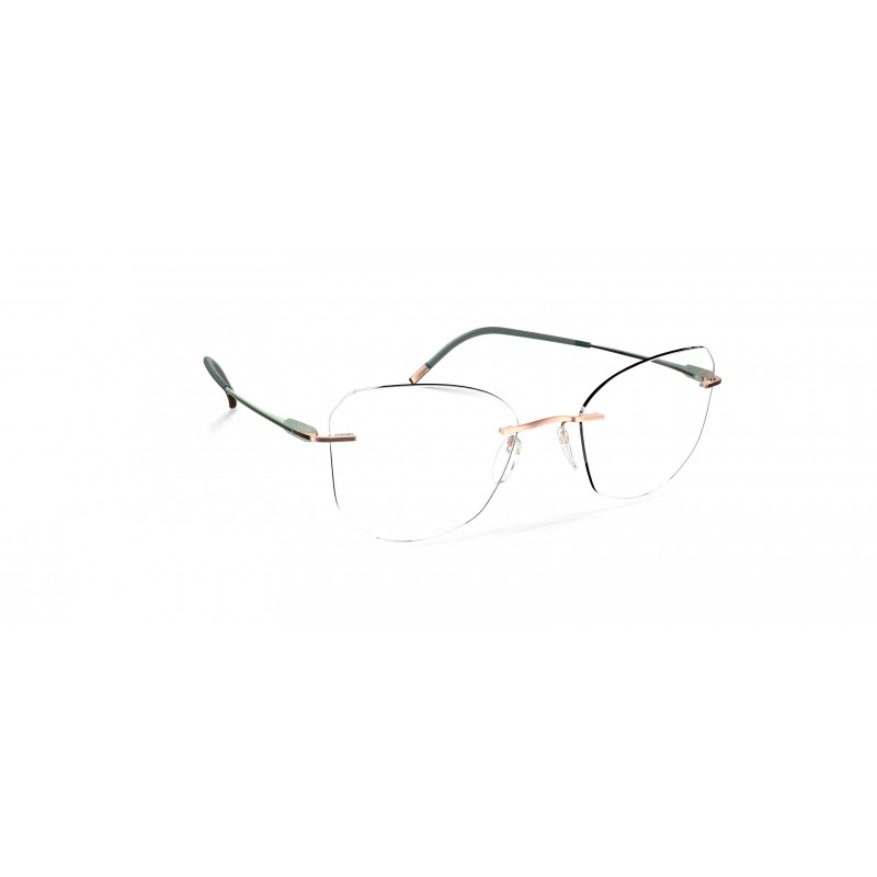 Eyeglasses Silhouette Purist Chassis Rimless 5561 3680 Rosé Mint Eyeglasses Silhouette Purist Chassis Rimless 5561 3680 Rosé Mint