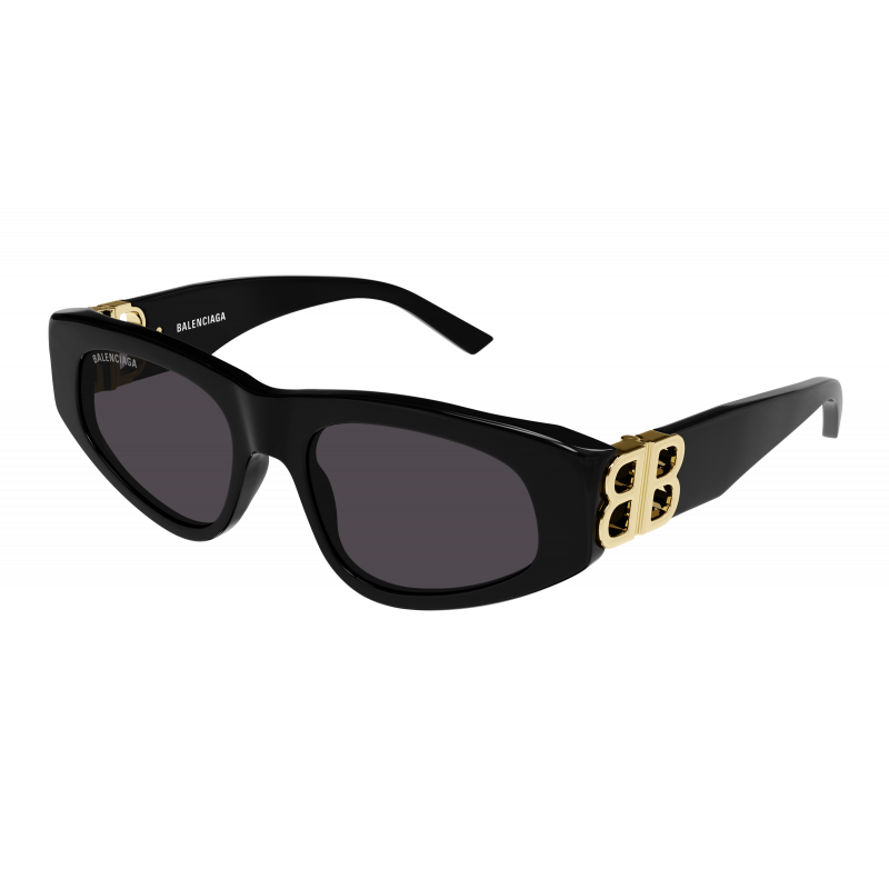 Sunglasses Balenciaga BB 0095 S- 001 Black / Grey Gold 53mm