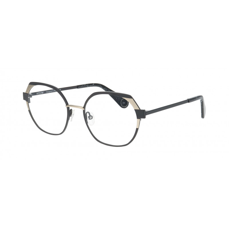 Eyeglasses WOOW DOUBLE SIX 1 TM01 Ultra Matt Black / Nosepad 50mm