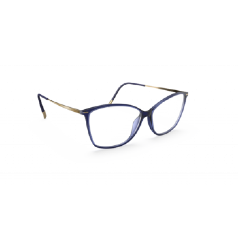 Eyeglasses Silhouette Illusion Lite Full Rim 1607 4530 Trusty Blue 56mm