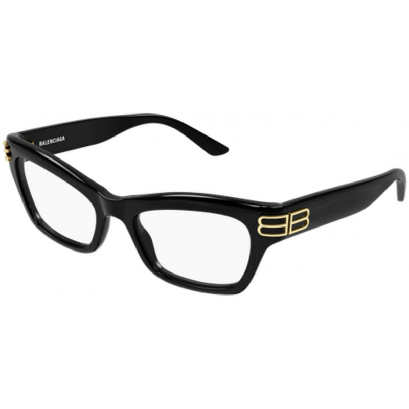 Eyeglasses Balenciaga BB 0435 O- 001 Black / Transparent 54mm