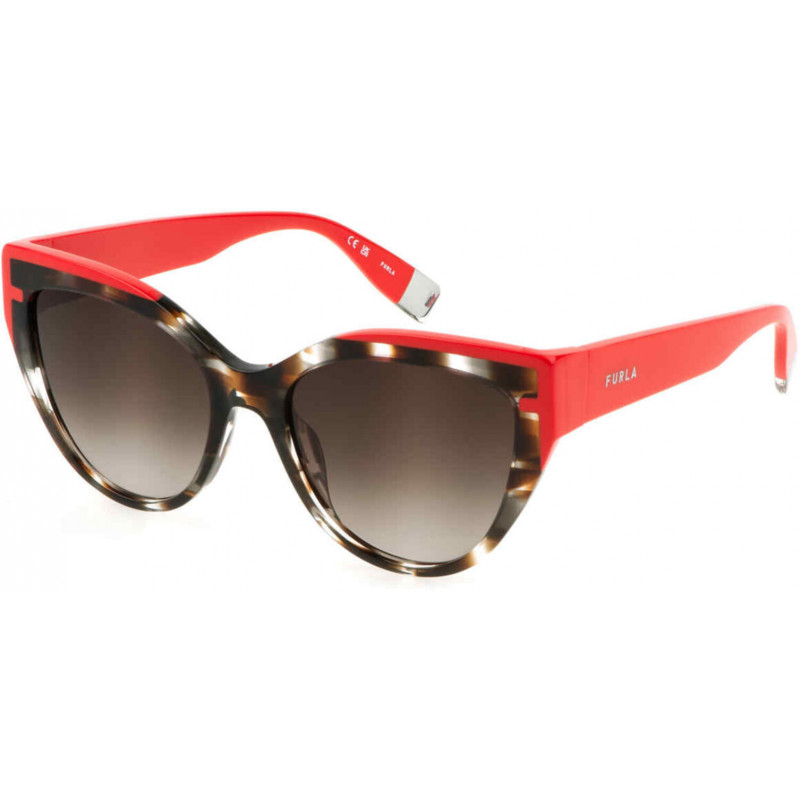 Sunglasses Furla SFU 694 03ka Brown/Grey Havana Sunglasses Furla SFU 694 03ka Brown/Grey Havana