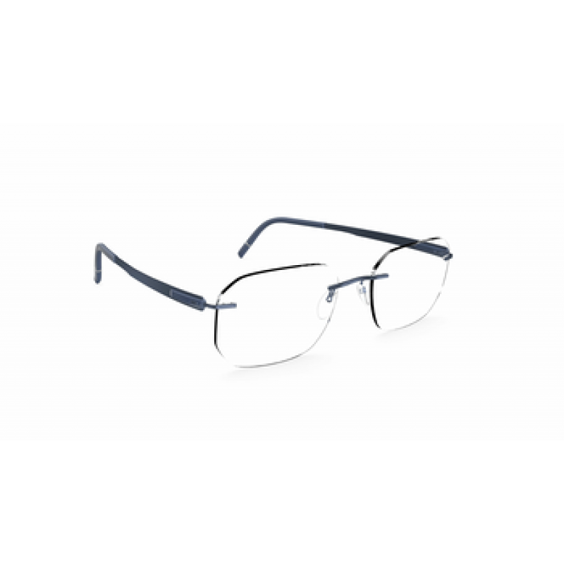 Eyeglasses Silhouette Blend ( 5555 ) 4540 Navy Blue Eyeglasses Silhouette Blend ( 5555 ) 4540 Navy Blue