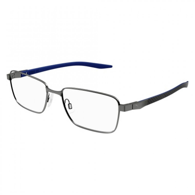 Eyeglasses Puma PU 0421 O- 002 Gunmetal / Transparent Black Eyeglasses Puma PU 0421 O- 002 Gunmetal / Transparent Black