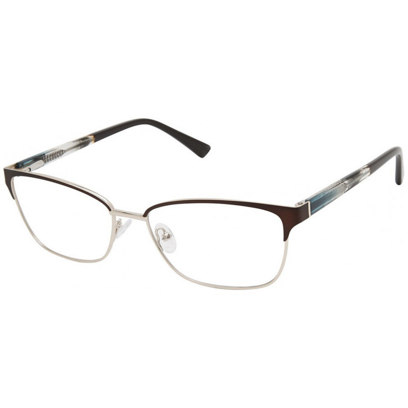 Eyeglasses Nicole Miller BRISTOL C02 Mt Dark Brown 58mm