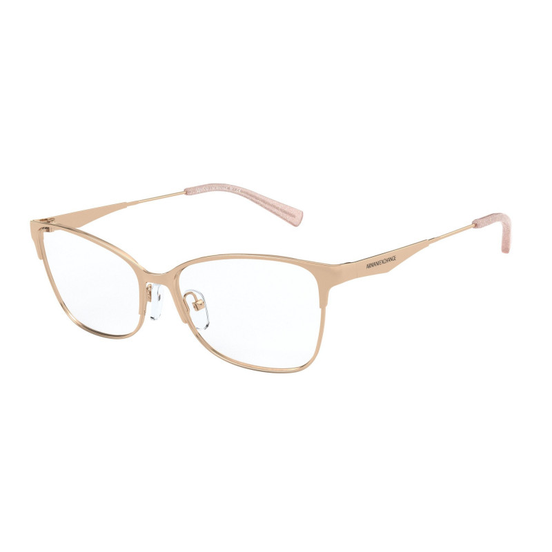 armani exchange rose gold glasses