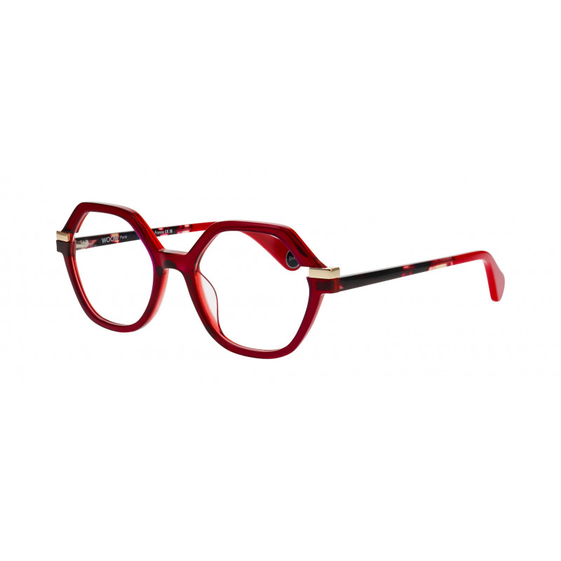 Eyeglasses WOOW MAY DAY 1 2218 Bicolor Red And Pink 49mm