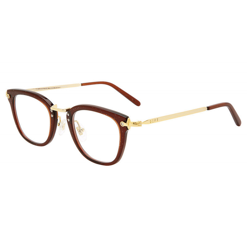 Sunglasses Diff VDFRUE 0bro Festive Chestnut 46mm
