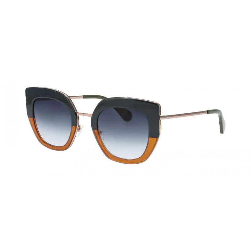 Sunglasses WOOW SUPER DOWN 100 Black / Nosepads 49mm