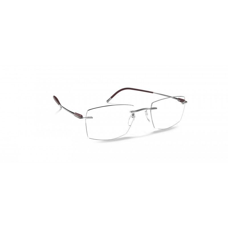 Eyeglasses Silhouette Purist Chassis Rimless 5561 6560 Energetic Beetroot