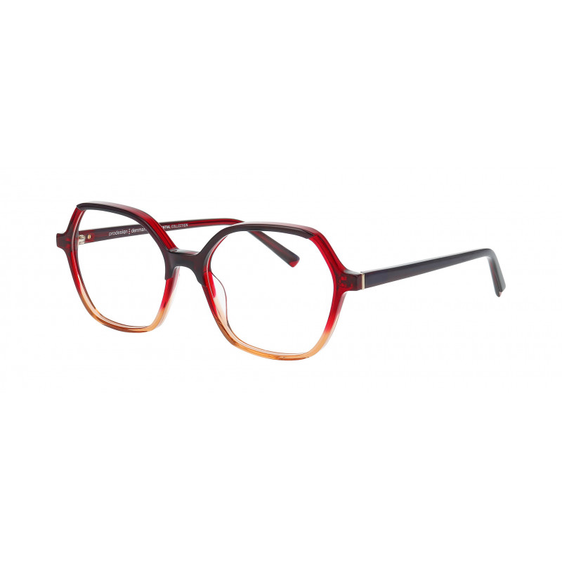 Eyeglasses Pro-design Denmark SPARKLE 4 4045 Red Gradient Transparent / Nosepad 53mm