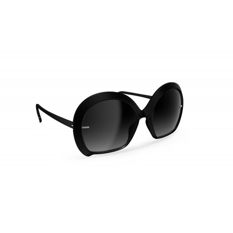 Sunglasses Silhouette Dora One 3200 9000 Pure Black 59mm