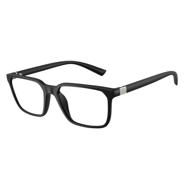 Eyeglasses Armani Exchange AX 3144 U 8078 Matte Black Demo Lens 55mm