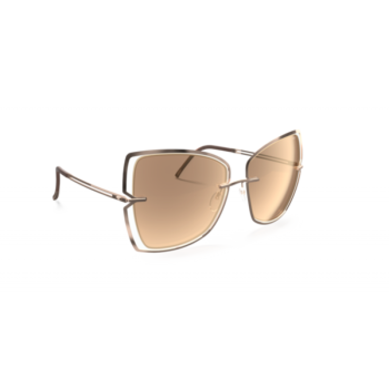 Sunglasses Silhouette New York Sky 8184 3520 Rosegold / Ivory Sunglasses Silhouette New York Sky 8184 3520 Rosegold / Ivory