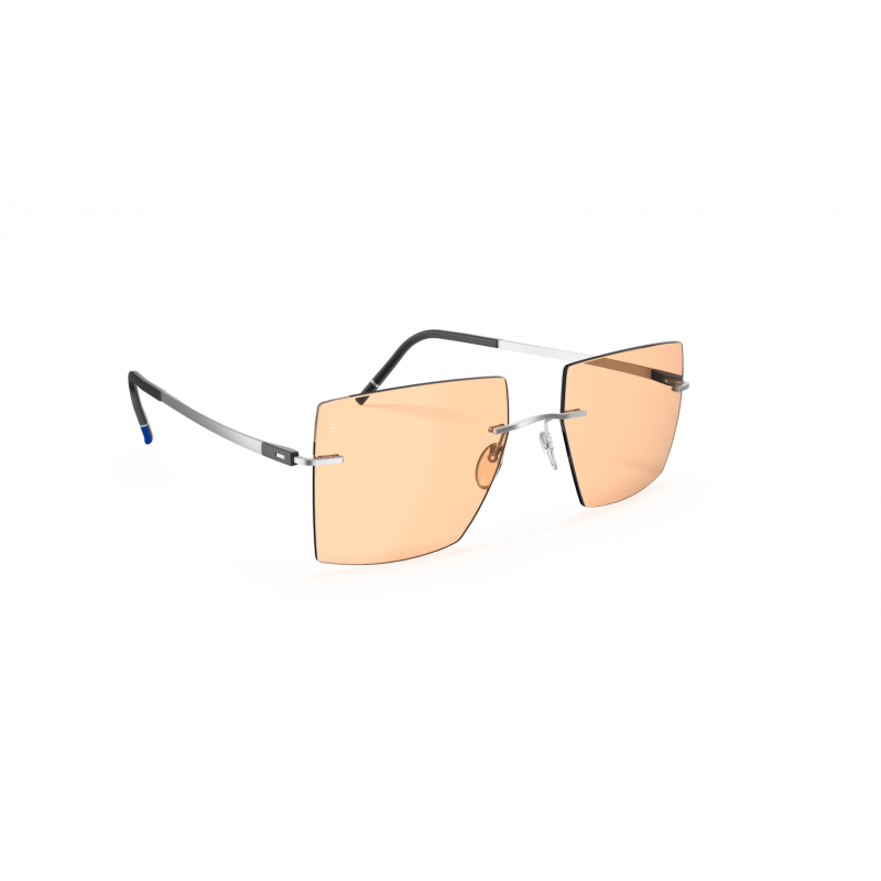 Eyeglasses Silhouette The Dawn Chassis Rimless 5573 7000 Electric Silver Eyeglasses Silhouette The Dawn Chassis Rimless 5573 7000 Electric Silver