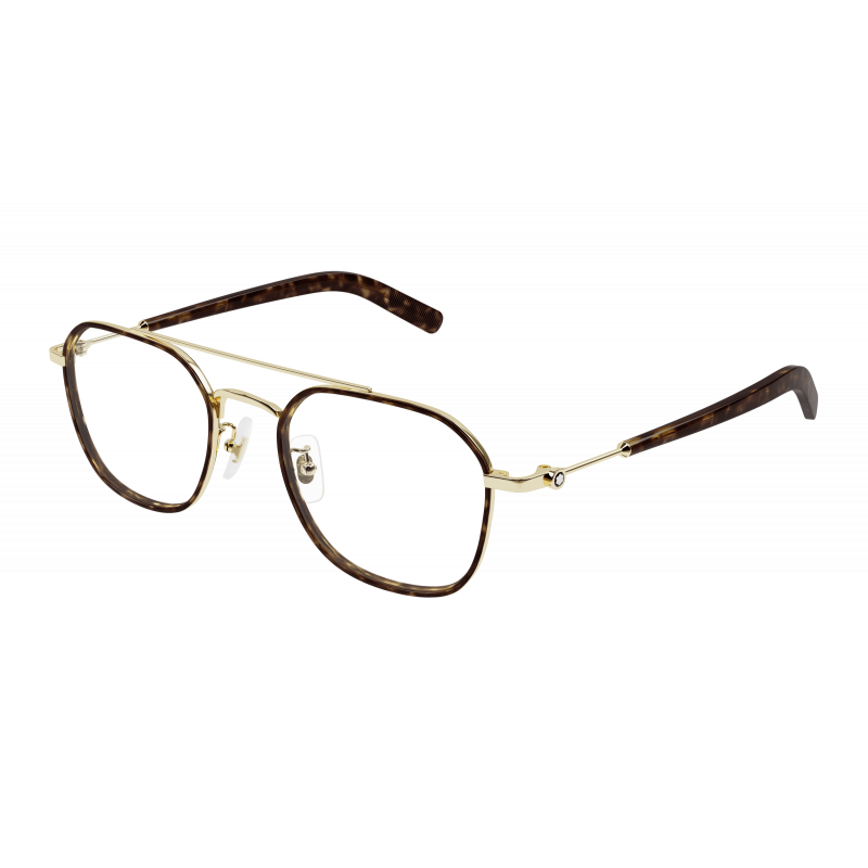 Eyeglasses Montblanc MB 0391 OA- 003 Gold / Transparent 51mm