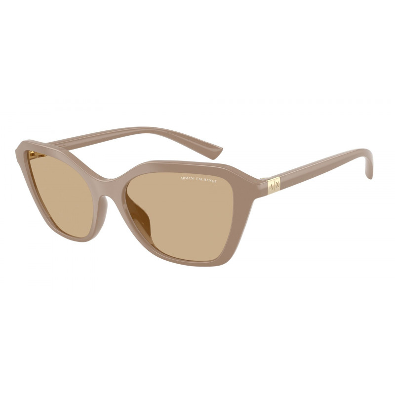 Sunglasses Armani Exchange AX 4173 SU 841573 Shiny Beige / Dark Brown Policarbonate Standard 56mm