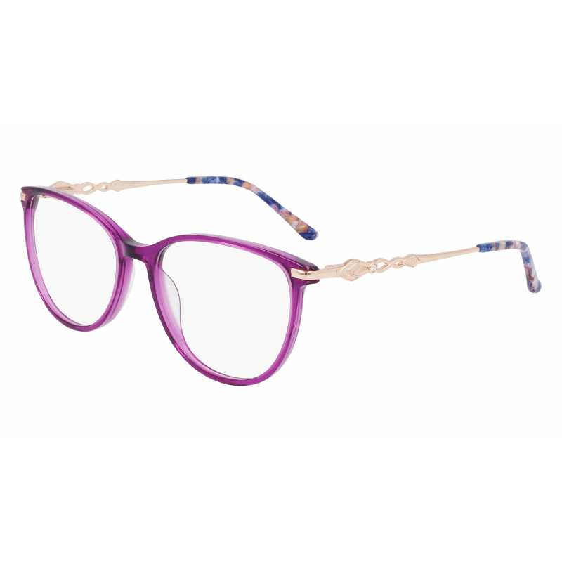 Eyeglasses MARCHON TRES JOLIE 209 504 Plum Crystal Eyeglasses MARCHON TRES JOLIE 209 504 Plum Crystal