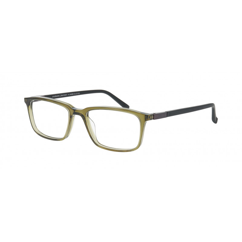 Eyeglasses Pro-design Denmark BLOCK 3 9635 Olive-green Dark Transparent / Nosepad Eyeglasses Pro-design Denmark BLOCK 3 9635 Olive-green Dark Transparent / Nosepad