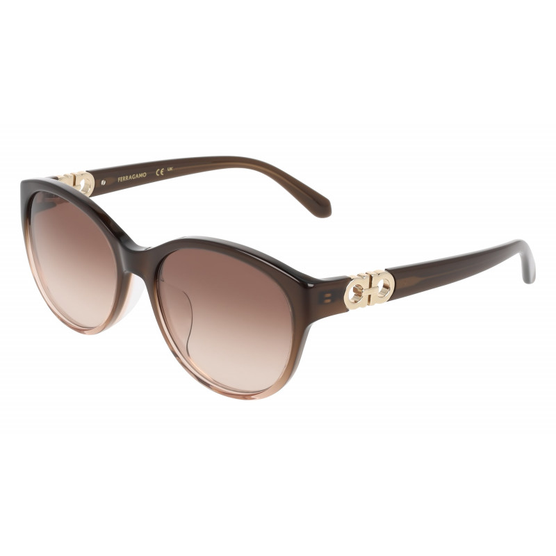 Sunglasses FERRAGAMO SF 2114 SLB 211 Brown Gradient 55mm