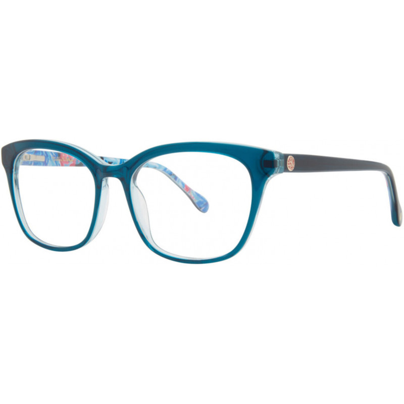 Eyeglasses Lilly Pulitzer Kimber Teal Eyeglasses Lilly Pulitzer Kimber Teal