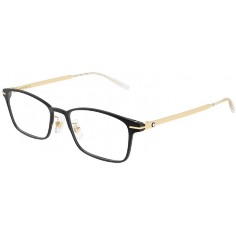 Eyeglasses Montblanc MB 0449 OJ- 001 Black / Transparent Gold 54mm
