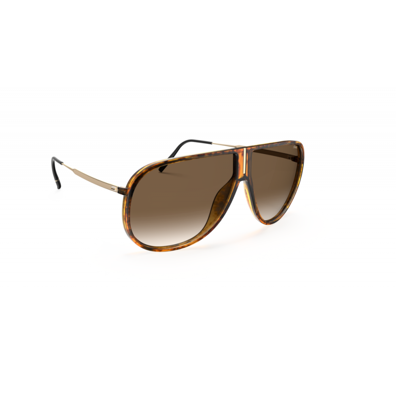 Sunglasses Silhouette Jet One 4095 6030 Havanna Amber 64mm