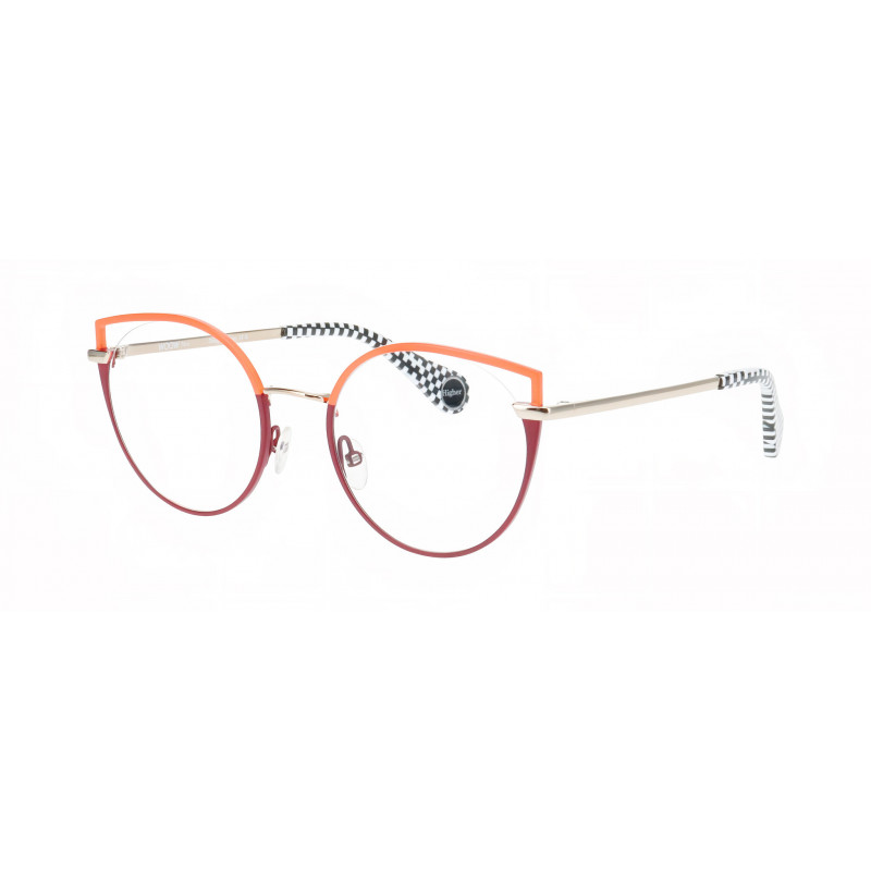 Eyeglasses WOOW JUMP HIGHER 1 9065 Fluo Coral / Nosepad 49mm