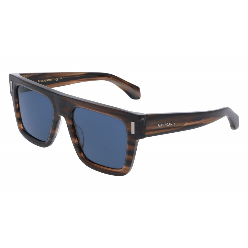 Sunglasses FERRAGAMO SF 2063 SE 216 Striped Brown Sunglasses FERRAGAMO SF 2063 SE 216 Striped Brown
