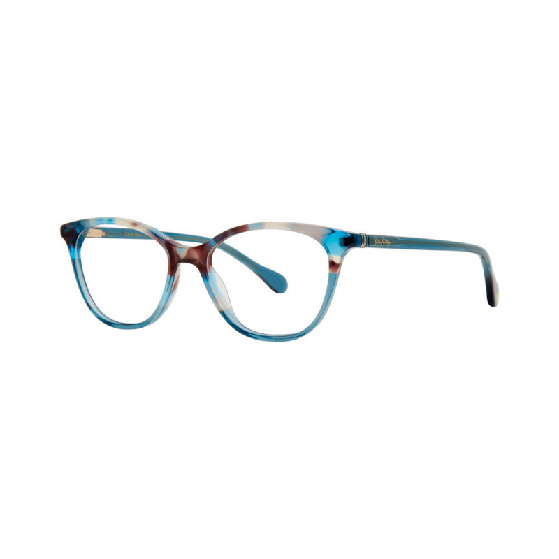 Eyeglasses Lilly Pulitzer Bobbie Teal Tortoise 49mm