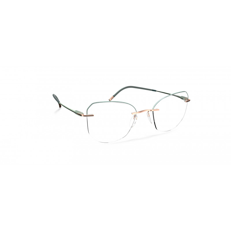 Eyeglasses Silhouette Purist Color Groove Demo Rimless 5561 3685 Rose - Special Glazing