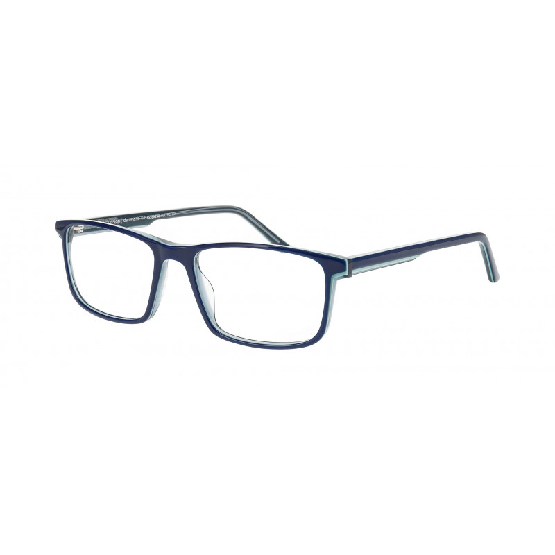 Eyeglasses Pro-design Denmark TOPO 7 9022 Blue Medium Shiny / Nosepad Eyeglasses Pro-design Denmark TOPO 7 9022 Blue Medium Shiny / Nosepad