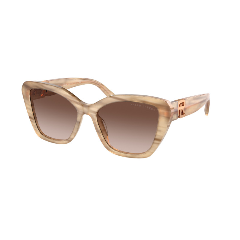 Sunglasses Ralph Lauren RL 8216 U 610613 The Isabel Brown Oyster Gradie Sunglasses Ralph Lauren RL 8216 U 610613 The Isabel Brown Oyster Gradie
