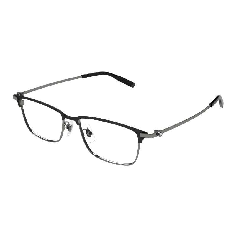 Eyeglasses Montblanc MB 0374 OA- 003 Black / Transparent Gunmetal 54mm