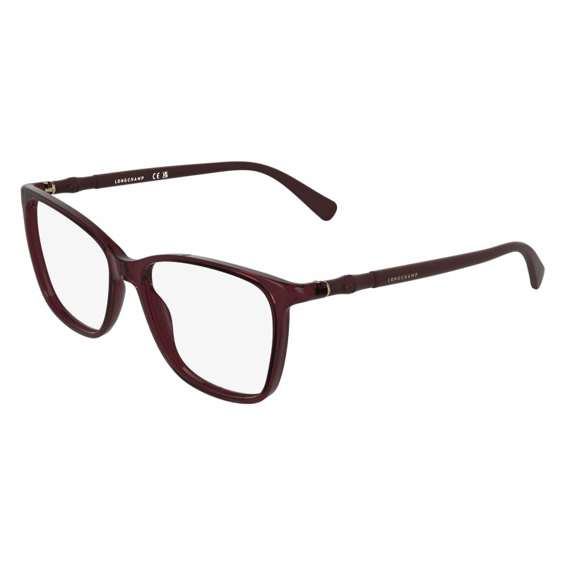 Eyeglasses LONGCHAMP LO 2801 601 Transparent Burgundy 54mm