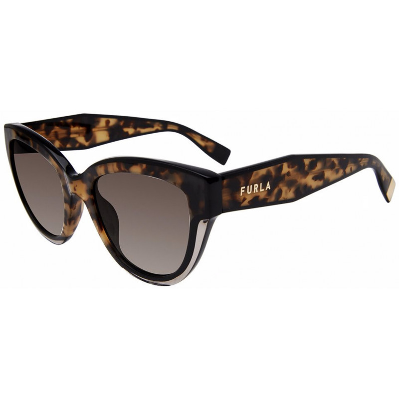 Sunglasses Furla SFU 779 V 07ux Brown/Beige Hav Sunglasses Furla SFU 779 V 07ux Brown/Beige Hav