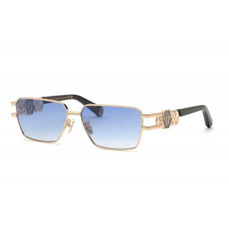 Sunglasses Philipp Plein SPP 210 M 300y Rose Gold W Blue Grad 59mm