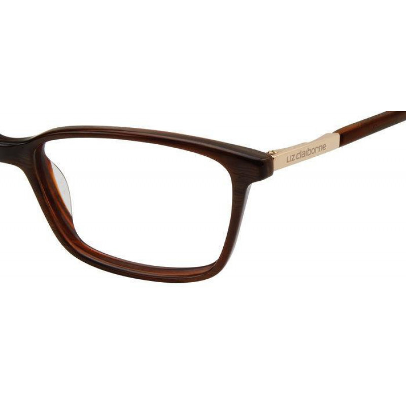 Eyeglasses Liz Claiborne L 448 WR9 Brown Havana Eyeglasses Liz Claiborne L 448 WR9 Brown Havana