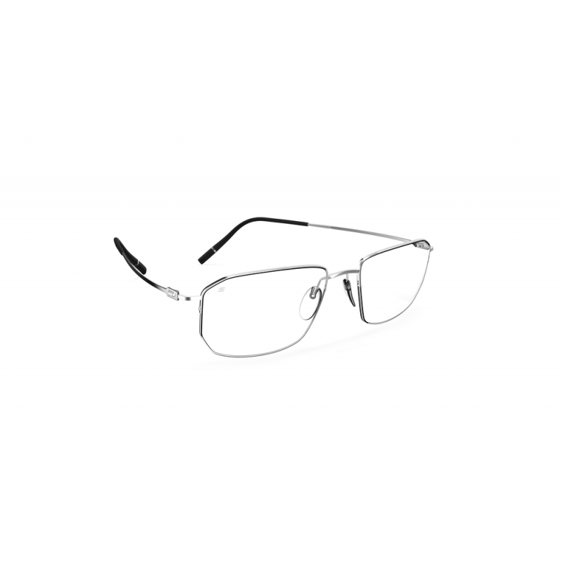 Eyeglasses Silhouette Nylor Refined 5598 7000 Clear Rhodium 54mm