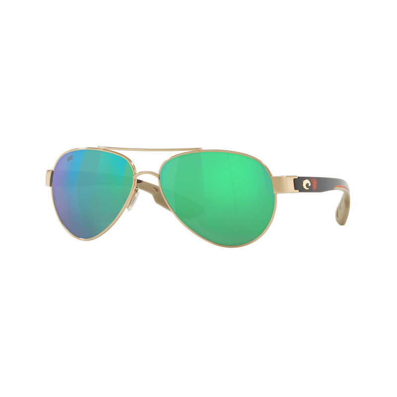 Sunglasses Costa Del Mar 06 S 4006 400622 Loreto 64 Rose Gold Green Mir Sunglasses Costa Del Mar 06 S 4006 400622 Loreto 64 Rose Gold Green Mir