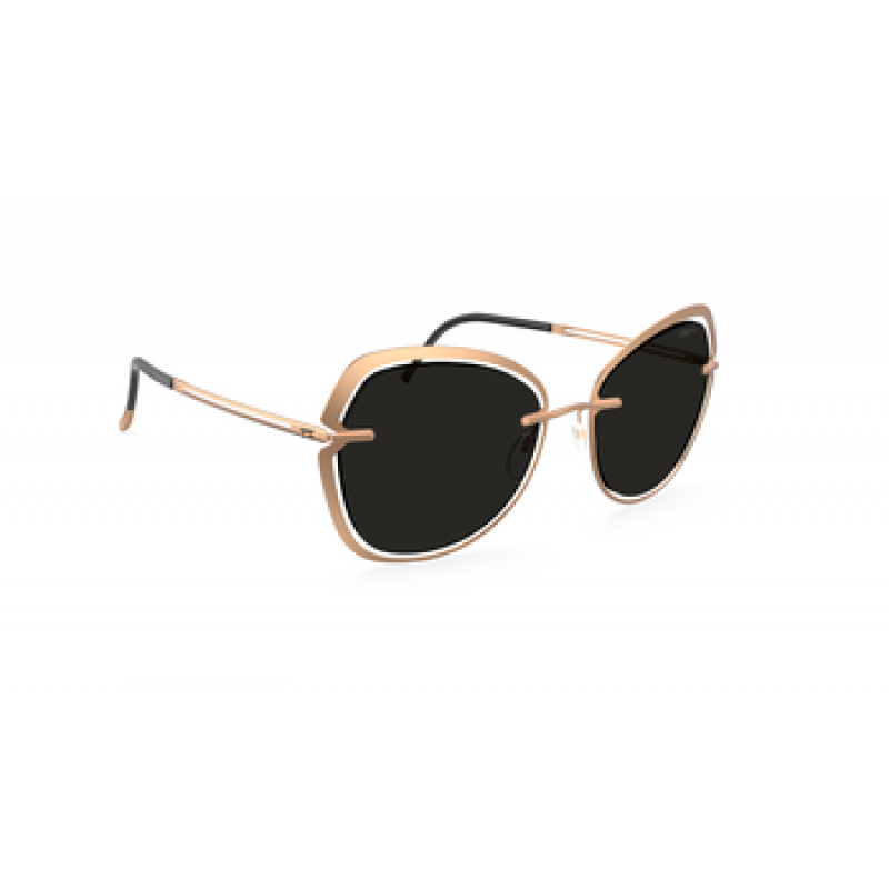 Sunglasses Silhouette Bolschoi Grace 8180 3620 Rose Gold / Black Sunglasses Silhouette Bolschoi Grace 8180 3620 Rose Gold / Black