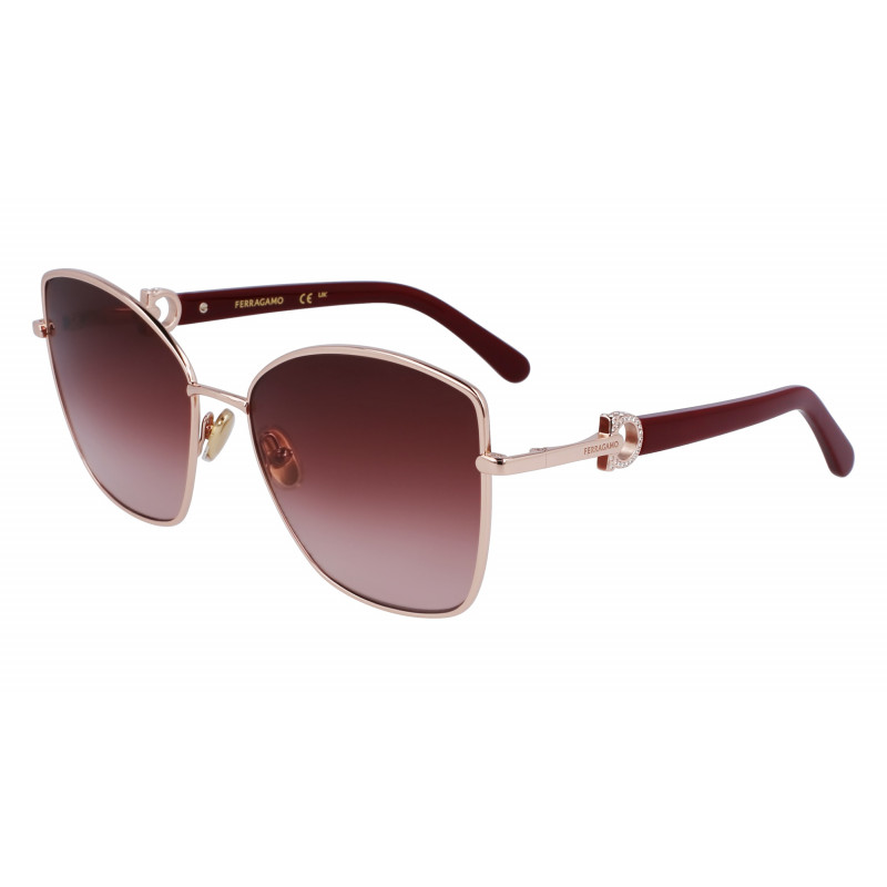Sunglasses FERRAGAMO SF 312 SR 773 Rose Gold/Wine Gradient Sunglasses FERRAGAMO SF 312 SR 773 Rose Gold/Wine Gradient