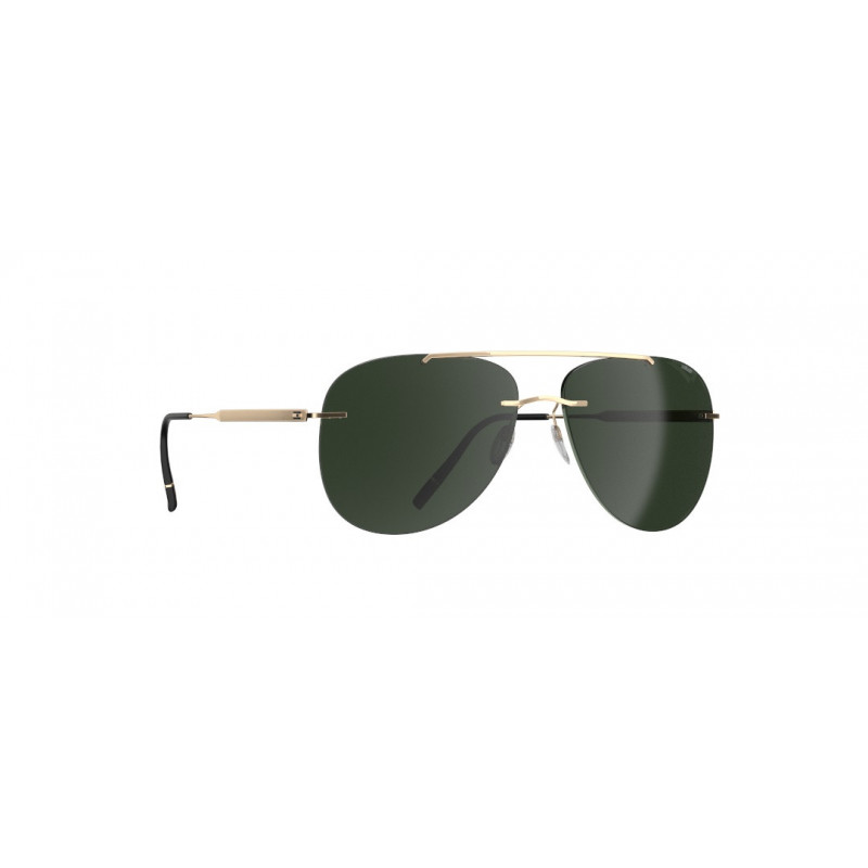 Sunglasses Silhouette Canatara Rimless 8751 7530 Gold/Black 59mm