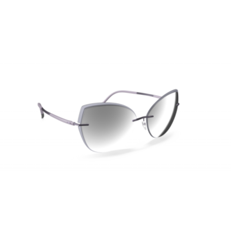 Sunglasses Silhouette Accent Shades 8188 4040 Lavender Sky 58mm