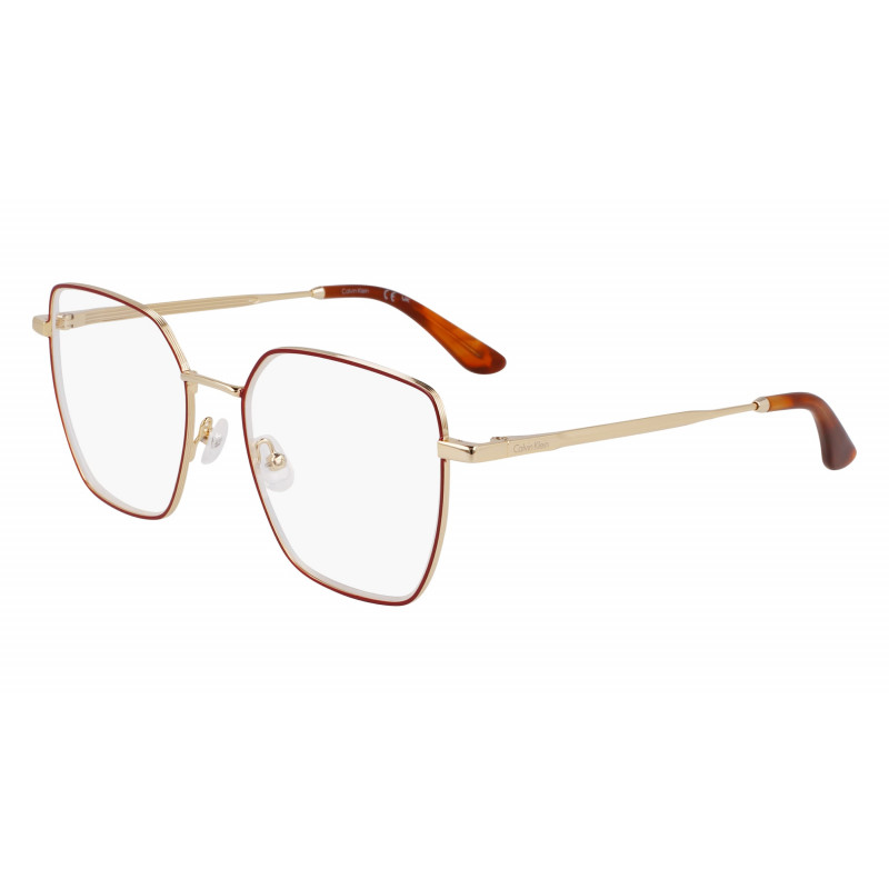 Eyeglasses CK 24105 718 Gold/Burgundy Eyeglasses CK 24105 718 Gold/Burgundy