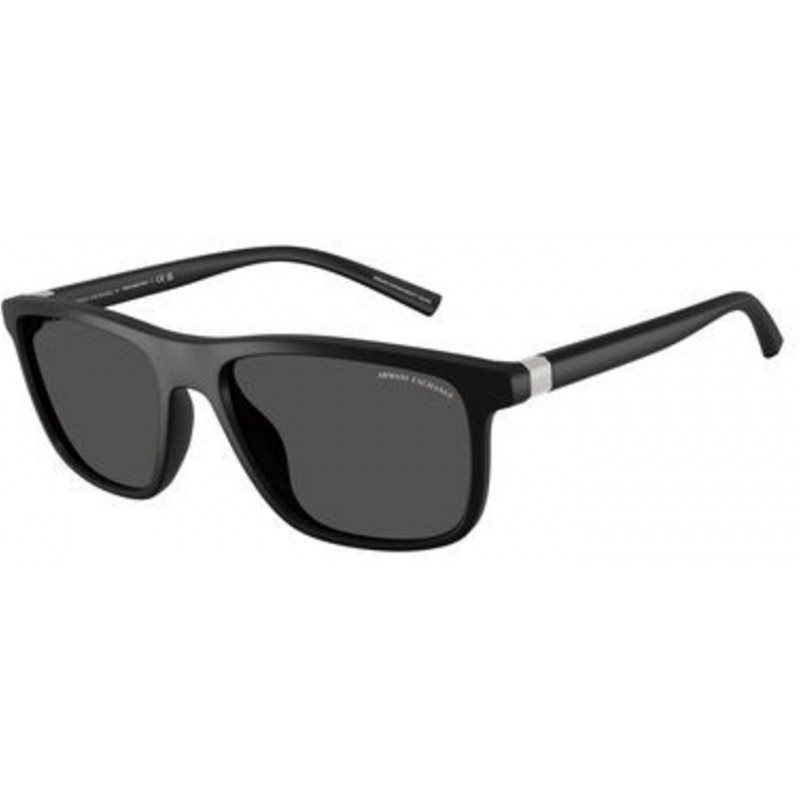 Sunglasses Armani Exchange AX 4167 SU 807887 Matte Black / Dark Grey Polyamide Standard 56mm