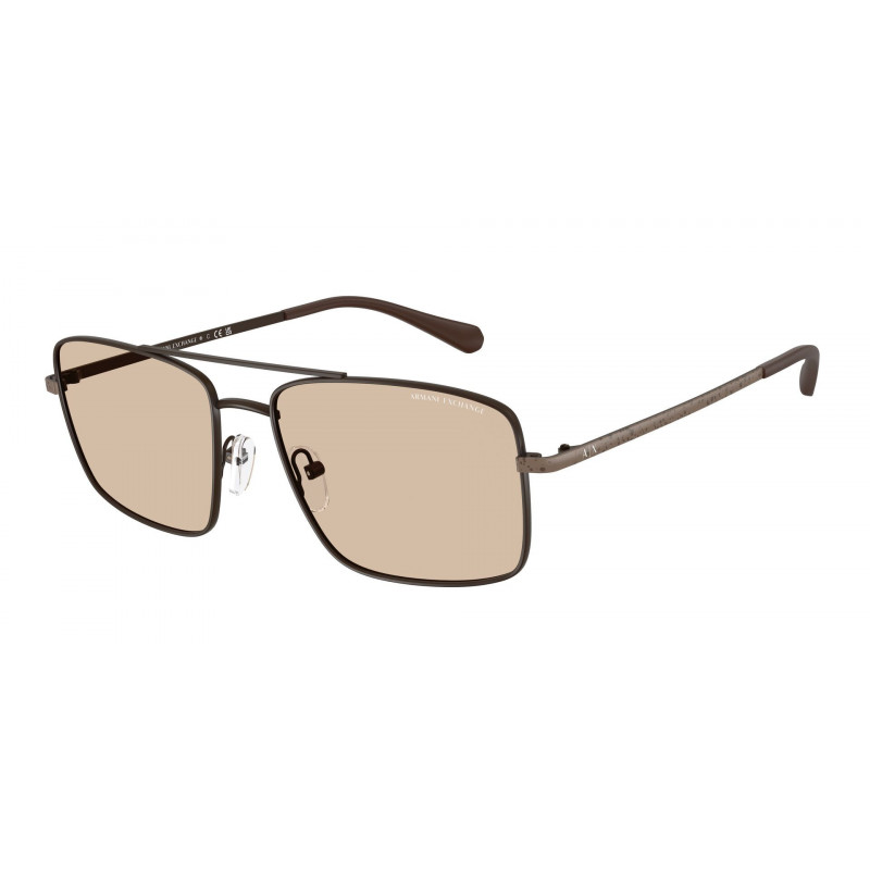 Sunglasses Armani Exchange AX 2054 S 612793 Matte Dark Brown / Light Policarbonate Standard