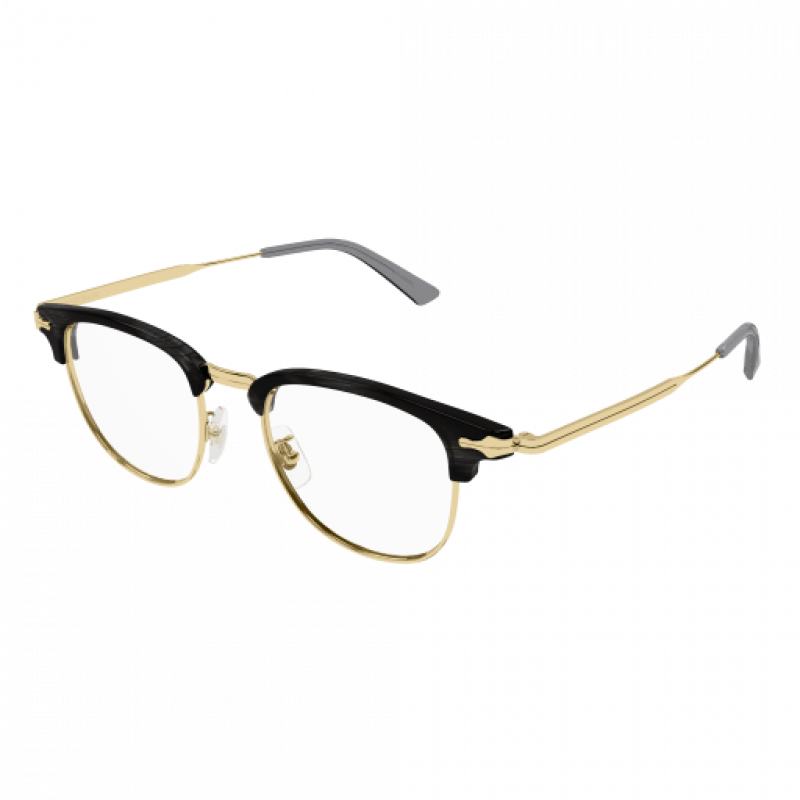 Eyeglasses Montblanc MB 0364 O- 003 Grey / Transparent Gold Eyeglasses Montblanc MB 0364 O- 003 Grey / Transparent Gold