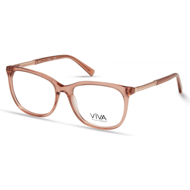Eyeglasses Viva VV 4528 047 Shiny Light Brown / 54mm